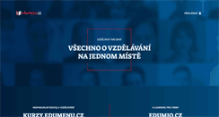 Desktop Screenshot of edumenu.cz
