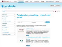 Tablet Screenshot of poradenstvi.edumenu.cz